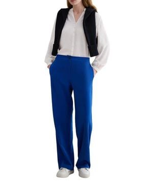Hobbs Martine Relaxed Tailored Pants - Blue