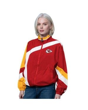 Starter Kansas City Chiefs Vintage 1St Quarter Full-Zip Windbreaker - Red