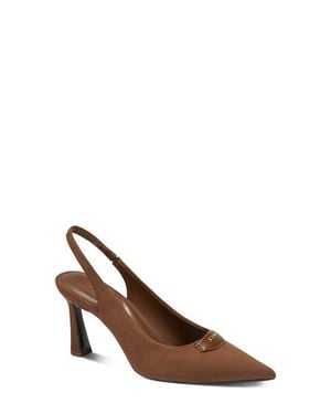 DKNY Camzy Slingback Pointed Toe Pump - Brown