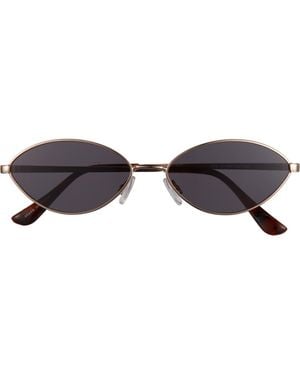 BP. Metal Oval Sunglasses - Brown