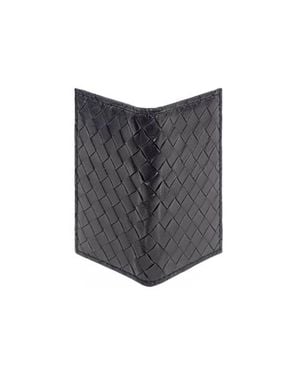 Deux Mains Woven Card Holder - White