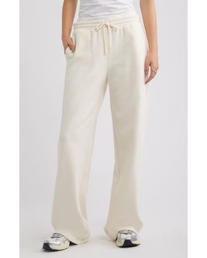 BP. Baggy Wide Leg Sweatpants - Natural