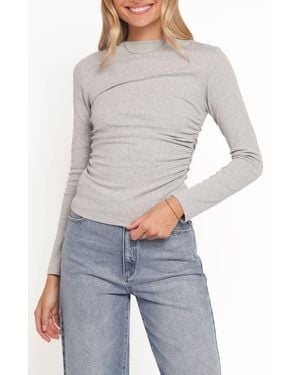 Petal & Pup Nissa Long Sleeve Top - Gray