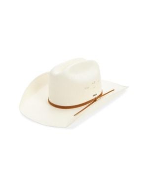 Brixton Laredo Straw Cowboy Hat - White