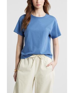 Treasure & Bond Favorite Cotton T-Shirt - Blue