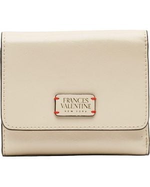 Frances Valentine Perfect Leather Trifold Wallet - Natural