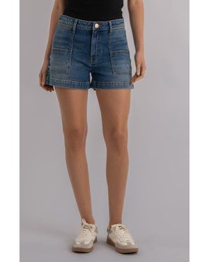 Kut From The Kloth Jane High Waist Denim Shorts - Blue