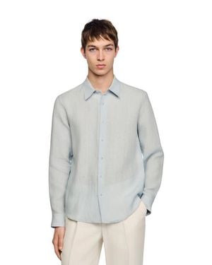 Sandro Linen Shirt - Gray