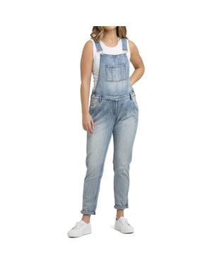 Ripe Maternity Denim Overalls - Blue