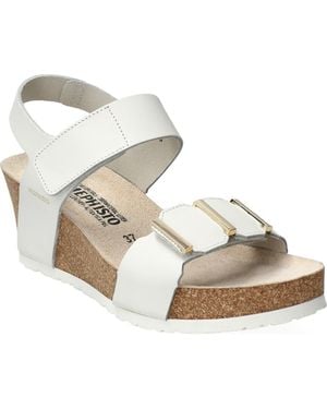 Mephisto Leonore Ankle Strap Sandal - Metallic
