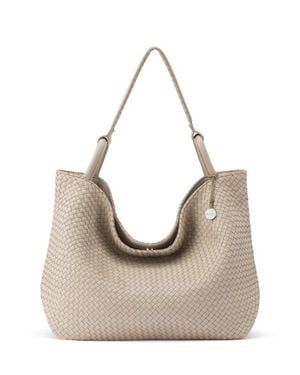 The Sak Los Feliz Large Tote Leather Bag - Natural
