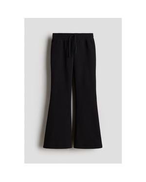 H&M Flared Sweatpants - Black