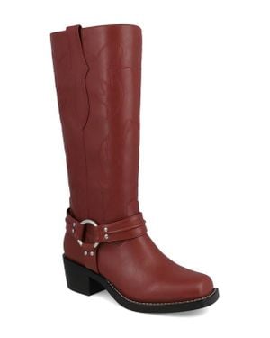 MIA Diego Harness Boot - Red