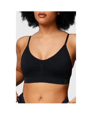 BRABAR Everyday Seamless Bra With Back-Closure - Blue