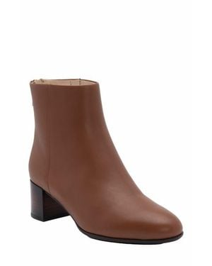 ABEO Plaza Back Zip Boot - Brown