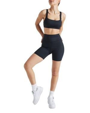 Losano Renew Rib Biker Short - Blue