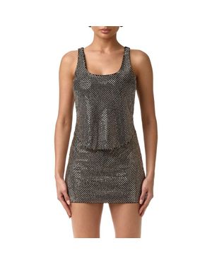 Naked Wardrobe Crystal Tank - Black
