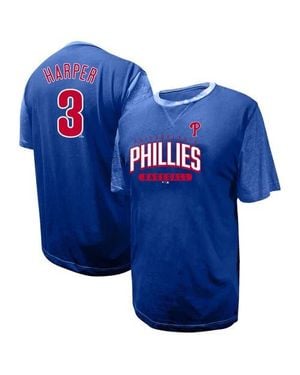 Profile Bryce Harper Philadelphia Phillies Big & Tall Name & Number T-Shirt - Blue