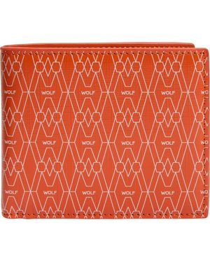 Wolf Signature Billfold - Orange