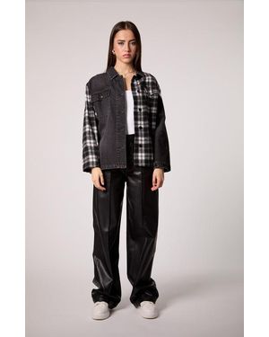 Blue Revival Your Ex Boyfriends Shacket - Blue