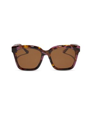 DIFF Meredith 54Mm Square Sunglasses - Brown
