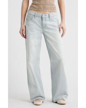 BP. Low Rise Baggy Wide Leg Jeans - Blue