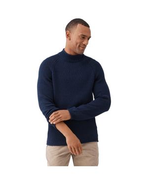 Surfside Supply Stu Raglan Rollneck Sweater - Blue