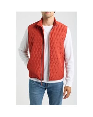 Johnnie-o Belfry Quilted Vest - Red
