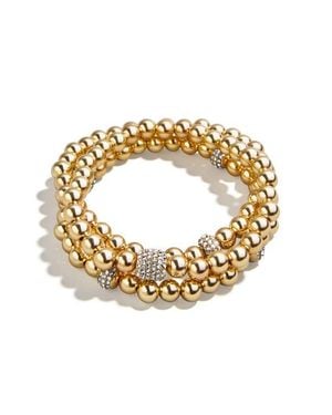BaubleBar Pavé Pisa Bracelet Set - Metallic