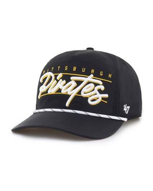 '47 Pittsburgh Pirates Condor Hitch Adjustable Hat - Black