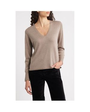 Kobi Halperin Vinny V-Neck Sweater - Gray