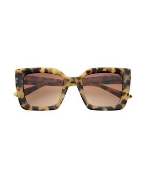 Freyrs Eyewear Coco Square Sunglasses - Brown