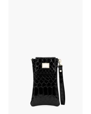 Cavalinho Gallop 267 Patent Leather Pouch - Black