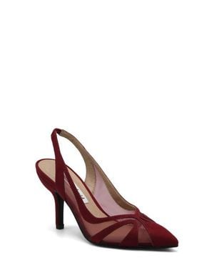 Charles David Global Slingback Pointed Toe Pump - Red