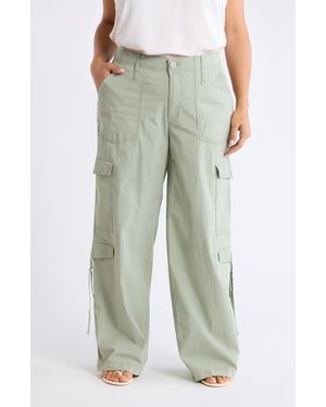 Wit & Wisdom Skyrise High Rise Wide Leg Pants - Green