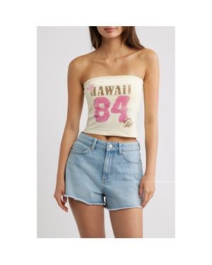 PacSun Hawaii 84 Tube Top - Blue