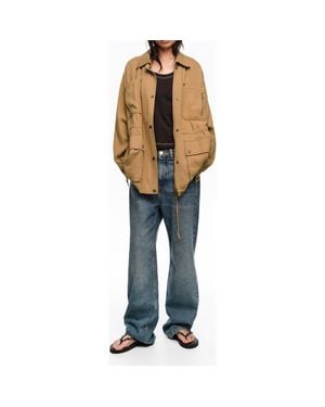 Bimba Y Lola Jacket With Adjustable Waist - Blue