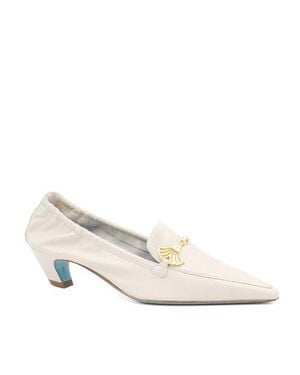 Valentina Rangoni Vetta Pump, 1/2 - White