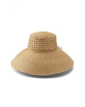 Helen Kaminski Raffia Dome Hat - Natural