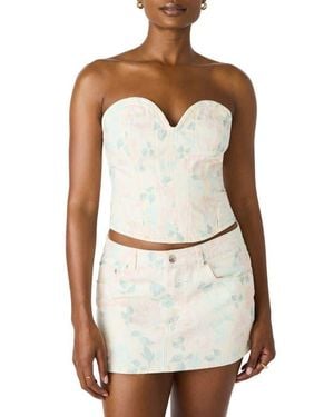 Steve Madden Roselia Corset Top - White