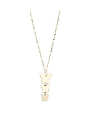 Bony Levy 14K Butterfly Pendant Necklace (Nordstrom Exclusive) - Metallic