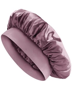 BLISSY Mulberry Silk Robe - Purple