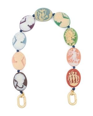 Clare V. Cameo Shortie Strap - White