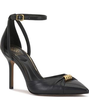 Vince Camuto Mallie Ankle Strap Pump - Black