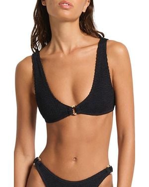 Bondeye Ring Scout Bikini Top - Black
