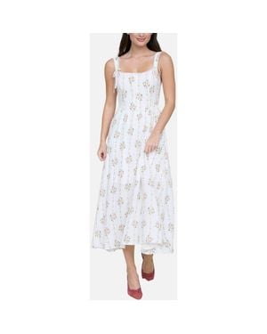 Blu Pepper Lace Trim Mini Dress in White | Lyst Blu Pepper Lace Trim Mini Dress in White | Lyst