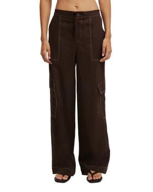 Cotton On Haven Utility Pant - Black