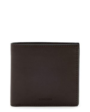 AllSaints Delph Leather Wallet - Black