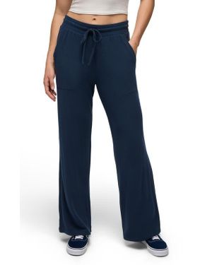 Prana Willow West Wide Leg Drawstring Pants - Blue