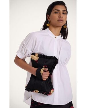 La DoubleJ Hand Pochette - White